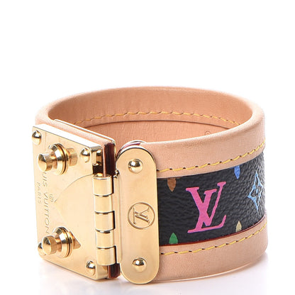 Louis Vuitton Monogram Multicolor S Lock Bracelet M Black 4 of 8