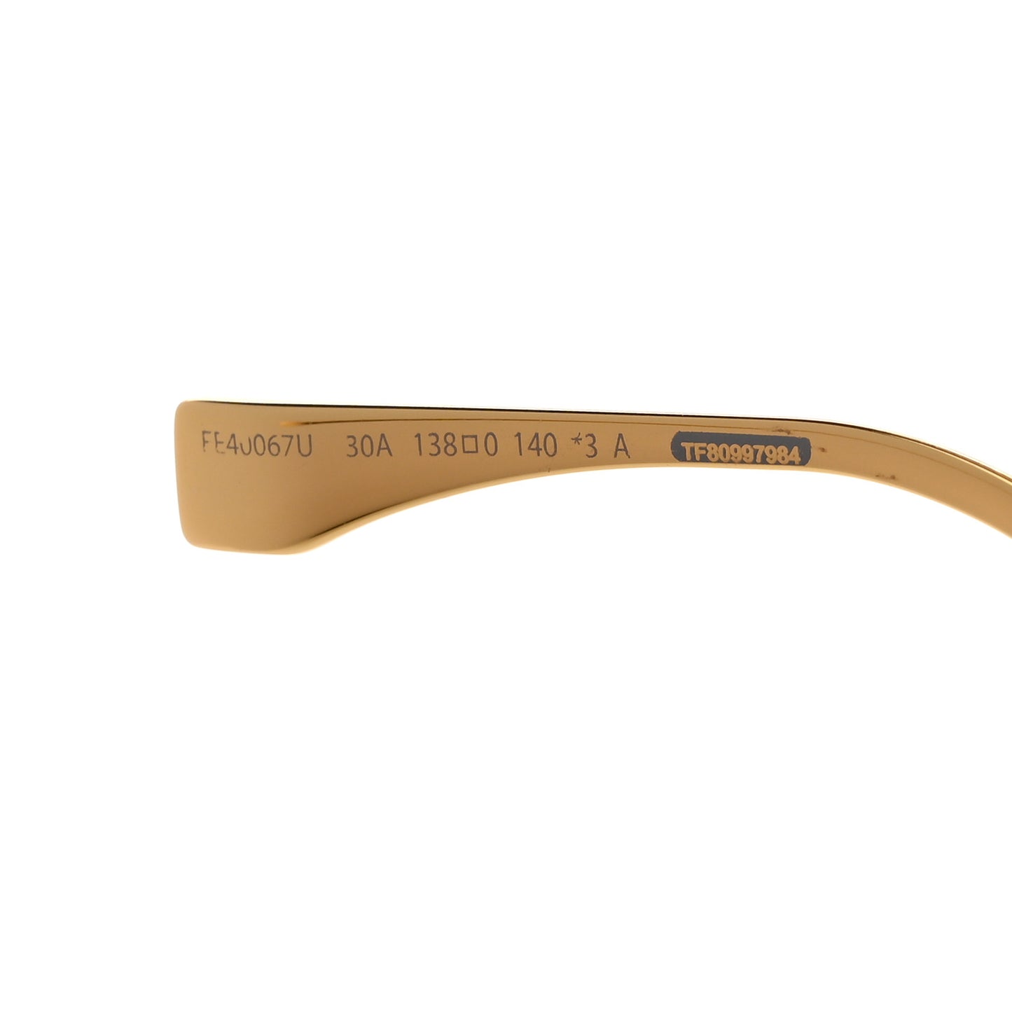 Metal Fendigraphy Shield Sunglasses FE40067U Black