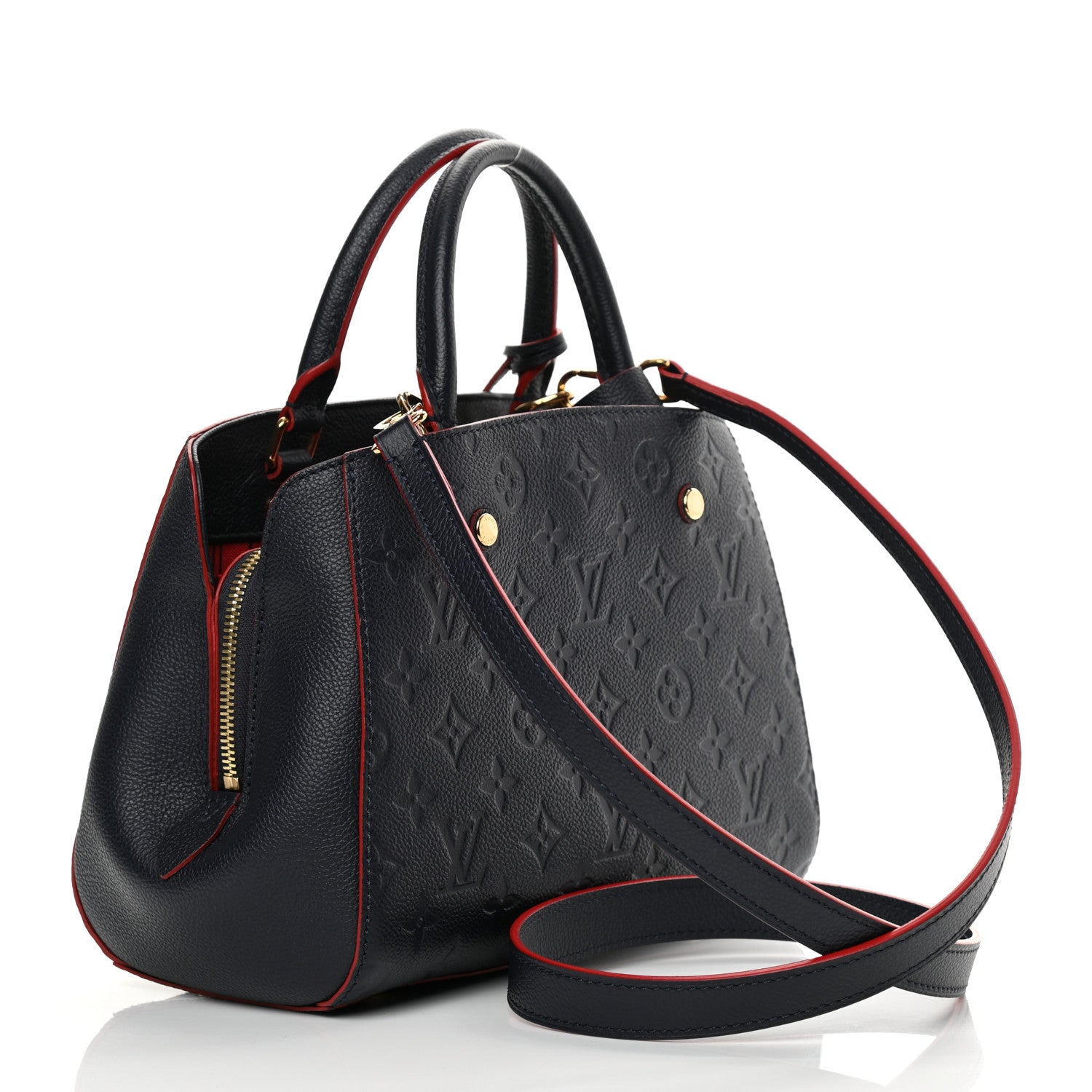 Louis Vuitton Empreinte Montaigne BB Marine Rouge 4 of 11