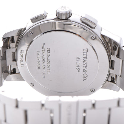 Tiffany Stainless Steel 36mm Atlas Dome Chronograph Quartz Watch 6 of 8