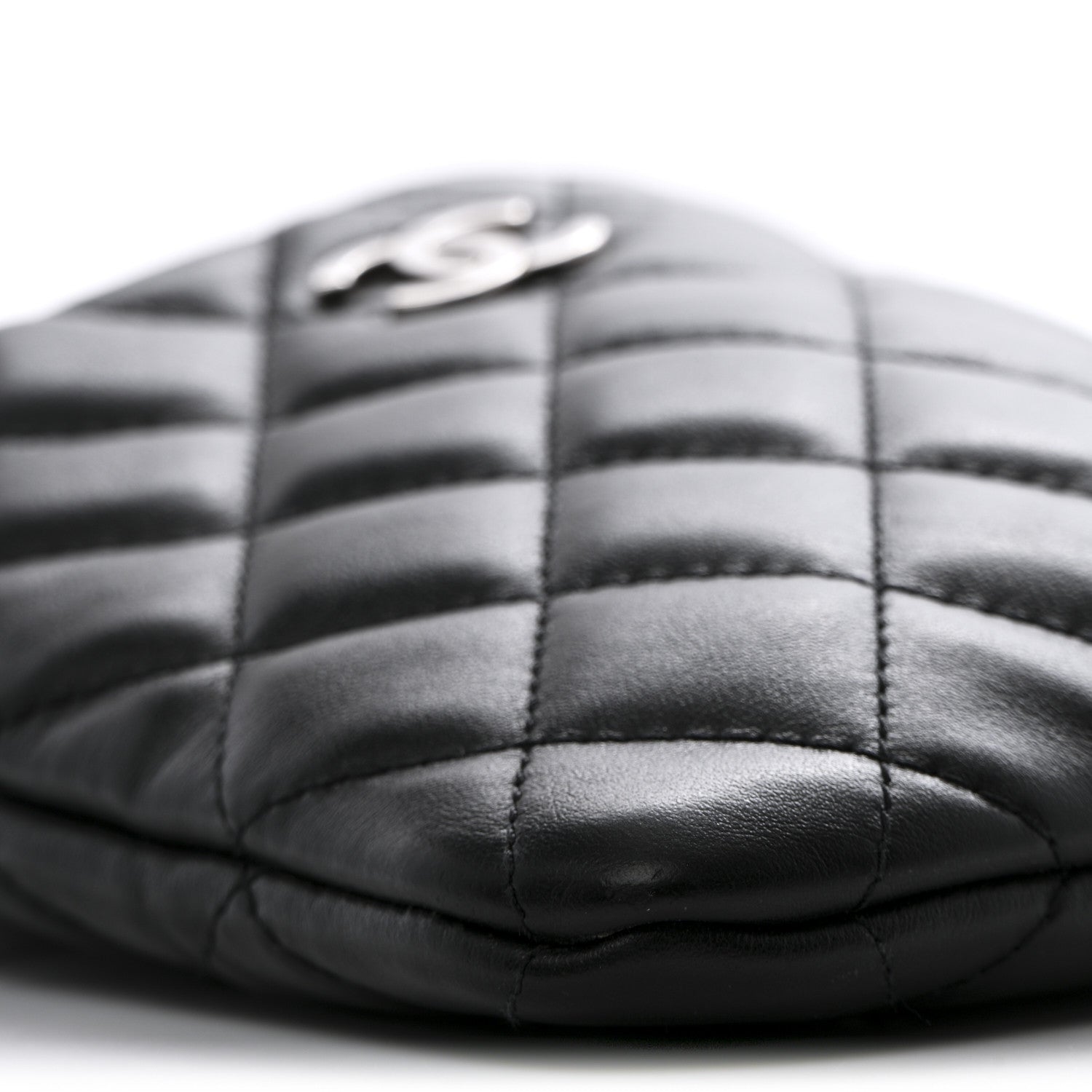Chanel Lambskin Quilted Crossbody Bag Black 18 of 23