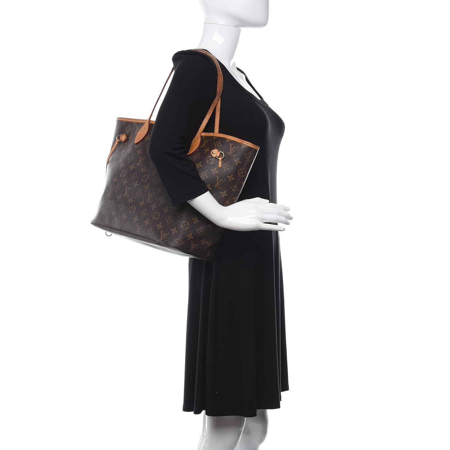 Louis Vuitton Monogram Neverfull MM 2 of 17