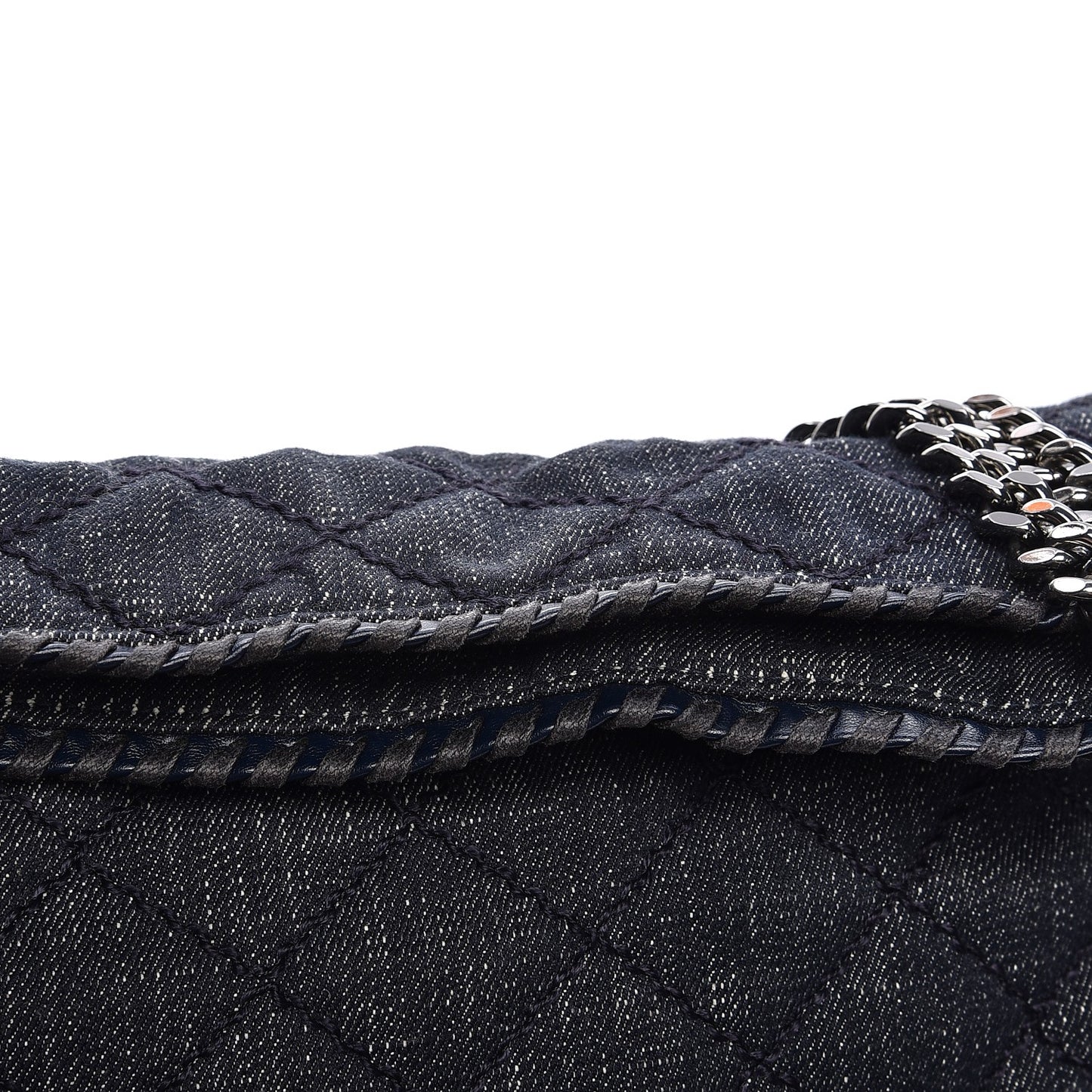 Denim Quilted Small Baby Bella Tote