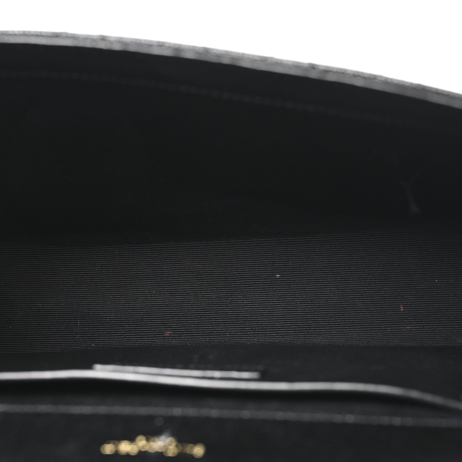 Saint Laurent Grain De Poudre Textured Mixed Matelasse Triquilt Medium Monogram Satchel Black 5 of 10