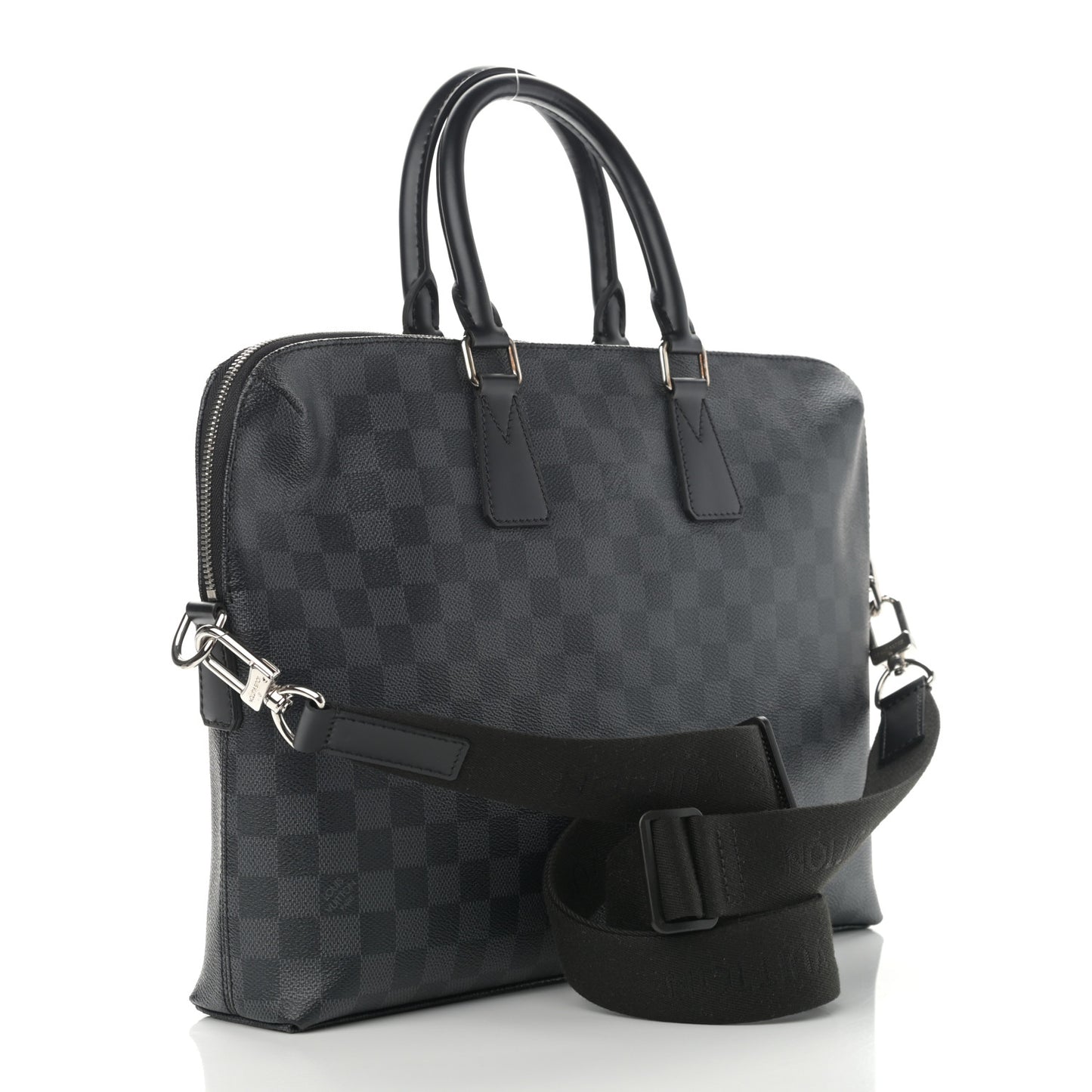 Damier Graphite Porte-Documents Jour