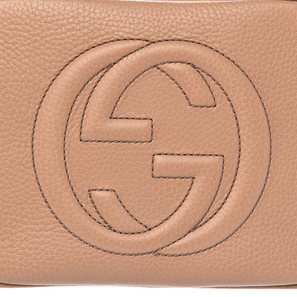Gucci Pebbled Calfskin Small Soho Disco Bag Rose Beige 11 of 13