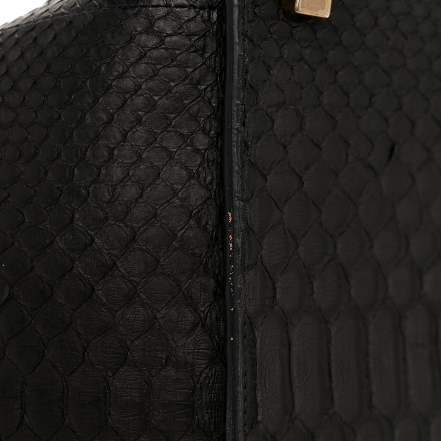 Celine Snakeskin Medium Phantom Luggage Black 12 of 13