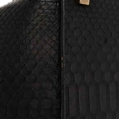 Celine Snakeskin Medium Phantom Luggage Black 12 of 13