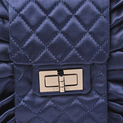 Chanel Satin Large Bow Bag Blue 10 of 10