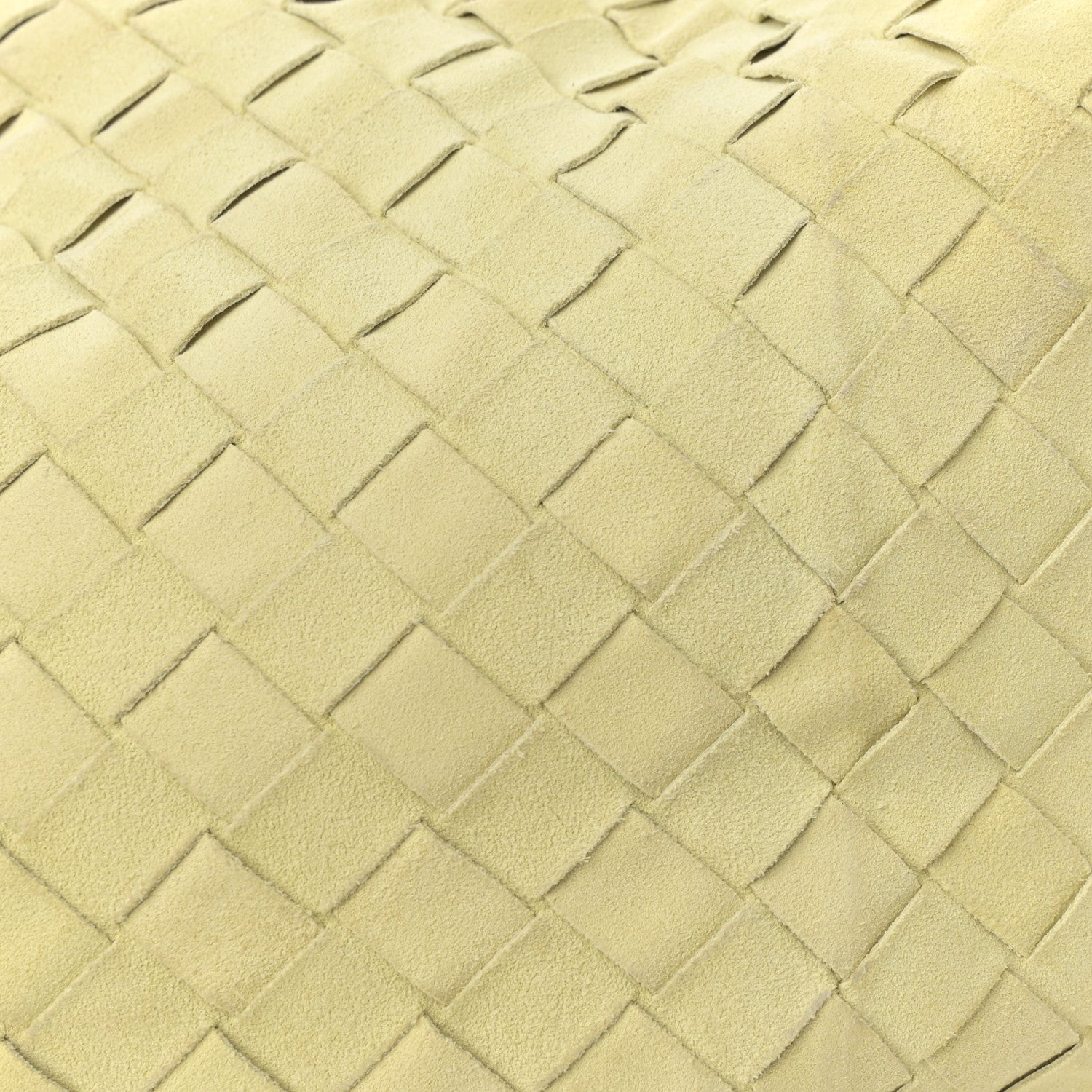 Bottega Veneta Suede Calfskin Intrecciato Teen Jodie Hobo Lemon Wash 9 of 12