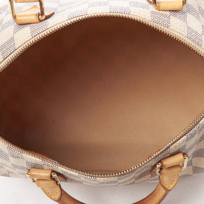 Louis Vuitton Damier Azur Speedy 30 4 of 8