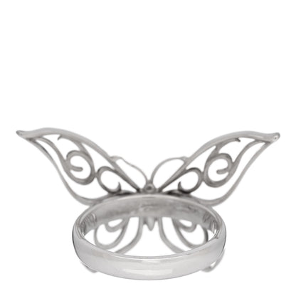 Tiffany Sterling Silver Butterfly Ring 52 6 4 of 5