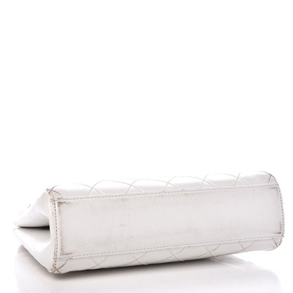 Chanel Lambskin Tortoise Handbag White 4 of 16