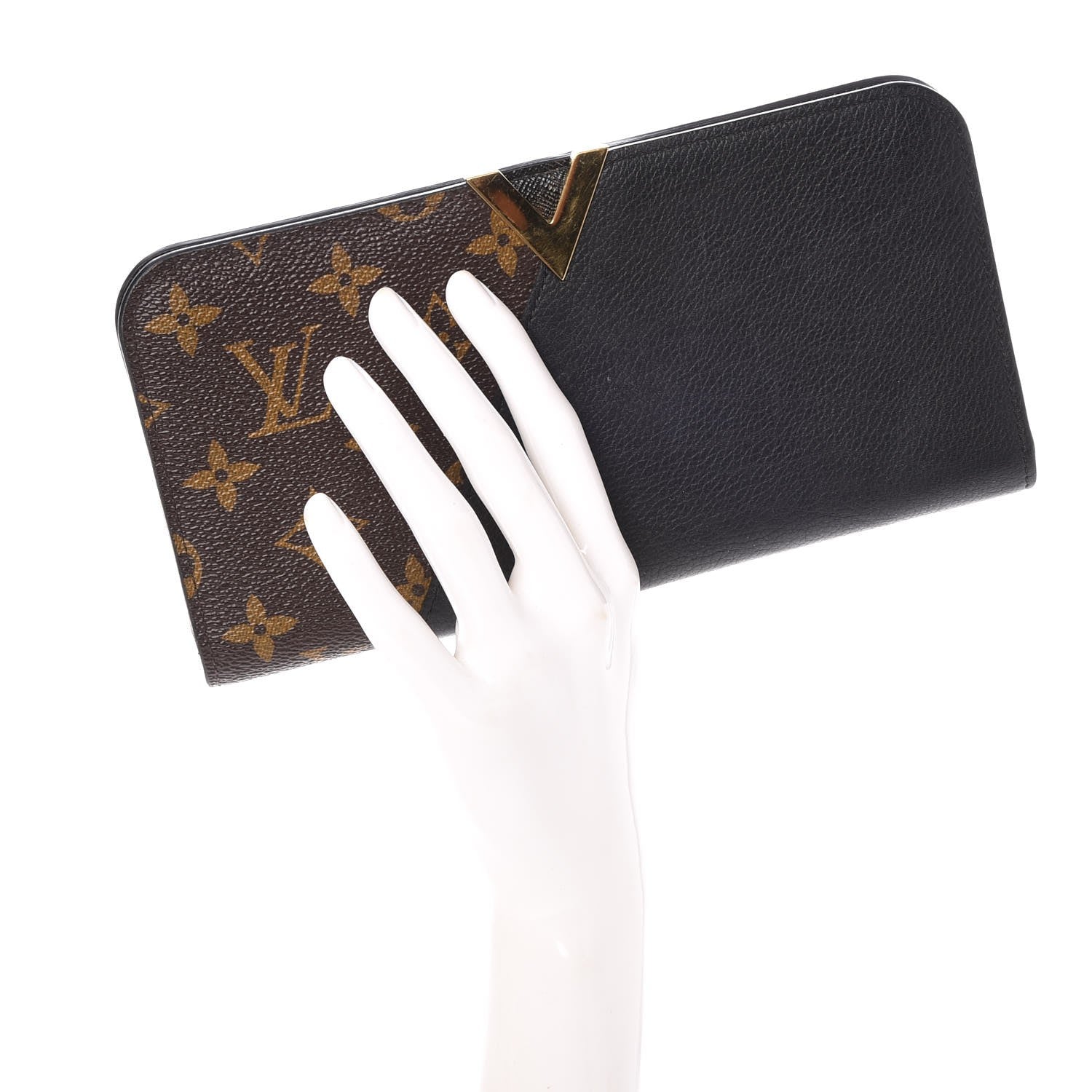 Louis Vuitton Monogram Monogram Kimono Wallet Black 2 of 7