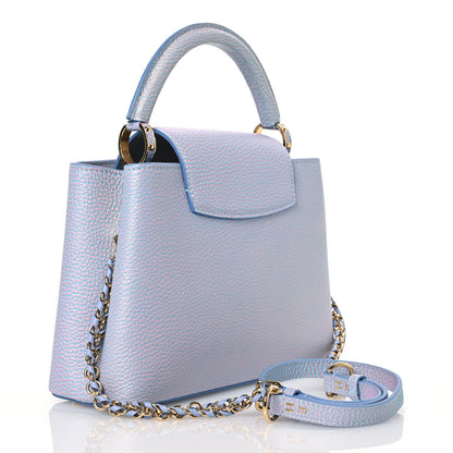 Louis Vuitton Taurillon Summer Stardust Capucines BB Lilas Purple 3 of 12