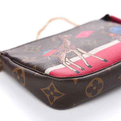 Louis Vuitton Monogram 2017 Christmas Animation Mini Pochette Accessories 6 of 8
