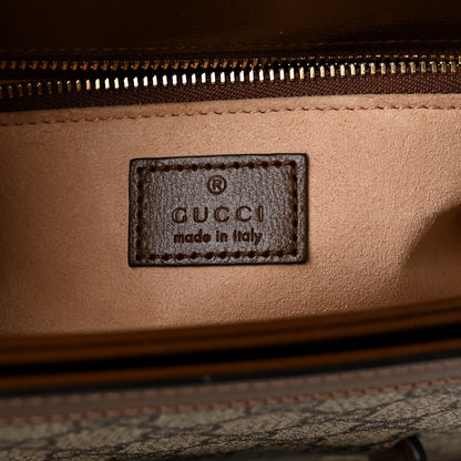 Gucci GG Supreme Monogram Horsebit 1955 Shoulder Bag Beige Brown Sugar 6 of 10