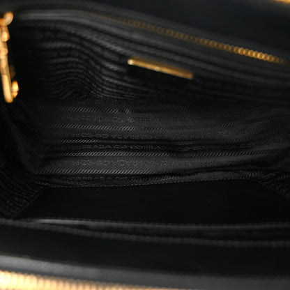 Prada Saffiano Small Galleria Double Zip Tote Black 5 of 10