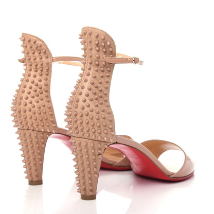 Christian Louboutin Patent Nappa Trezanita 70 Sandals 38 Nude 5 of 10