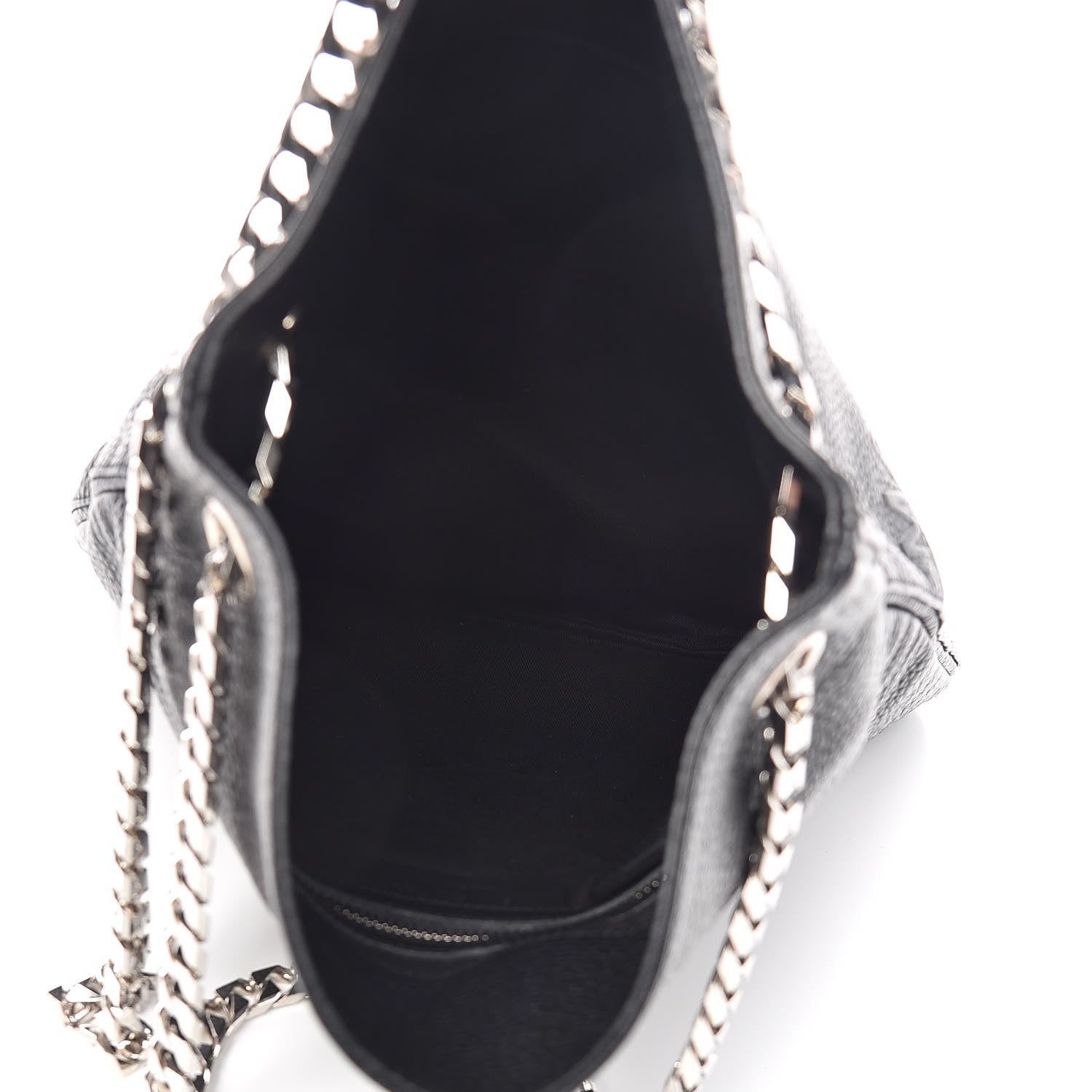 Givenchy Pebbled Calfskin Large HDG Flat Tote Black 7 of 10