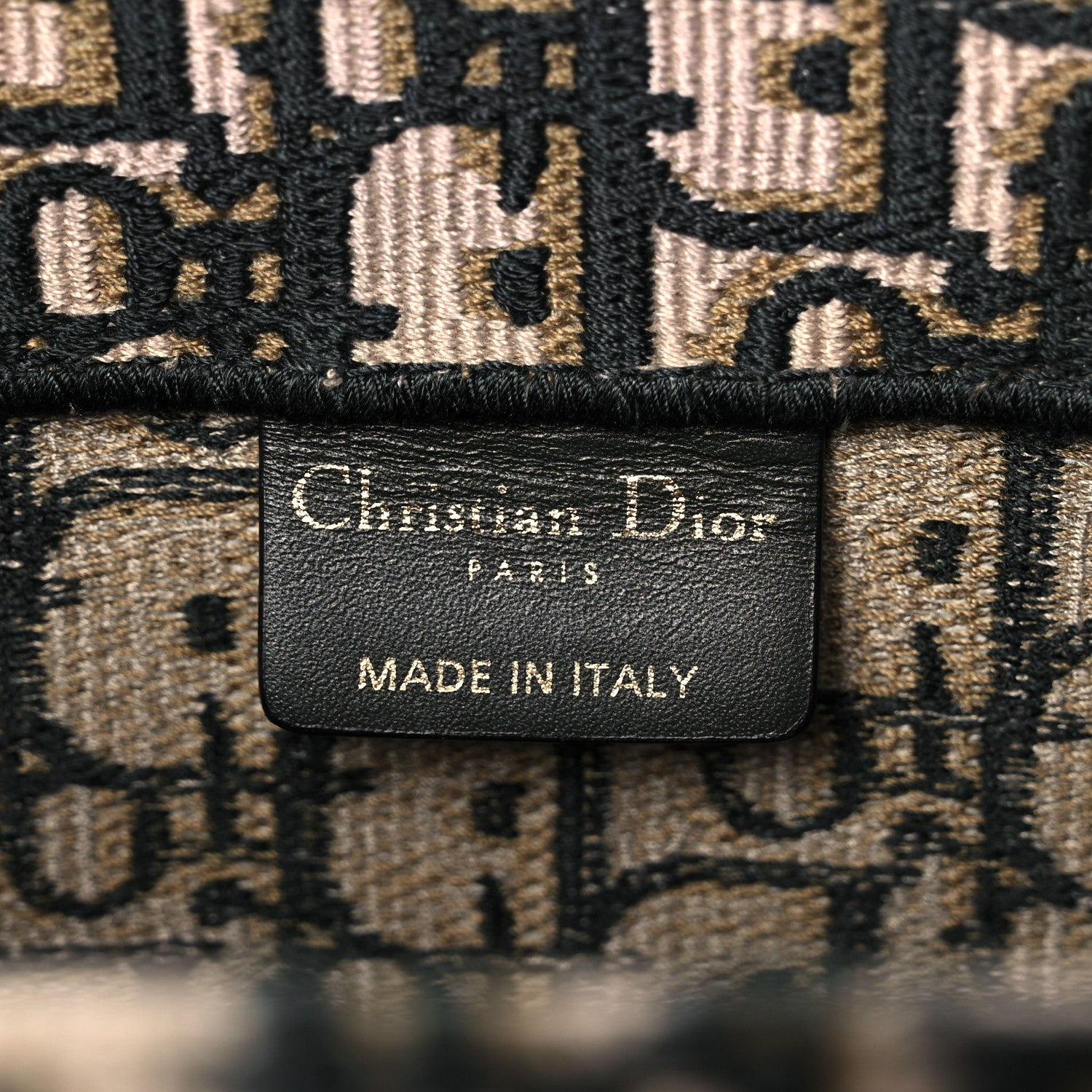 Christian Dior Oblique Large Book Tote Vert Multicolor 6 of 11