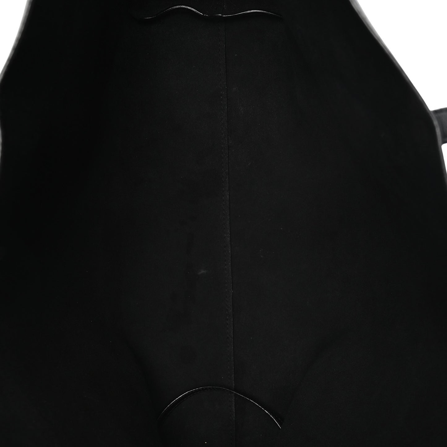 Calfskin Large Shopping Tote Black