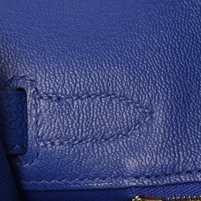 Hermes Togo Birkin 30 Bleu Electrique 25 of 34