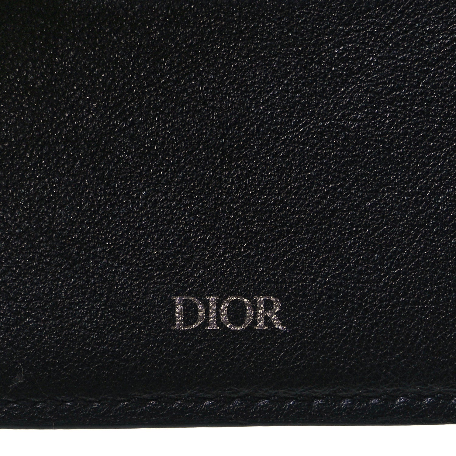 Christian Dior Oblique Compact Wallet Black 6 of 8