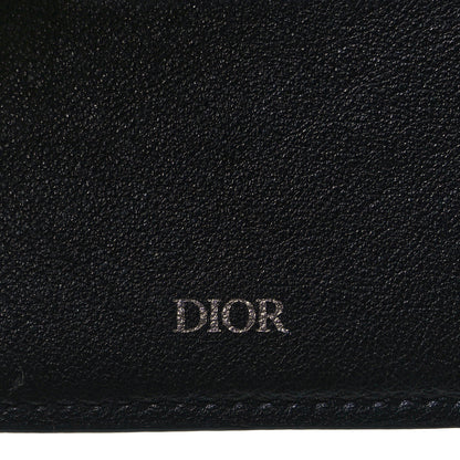Christian Dior Oblique Compact Wallet Black 6 of 8
