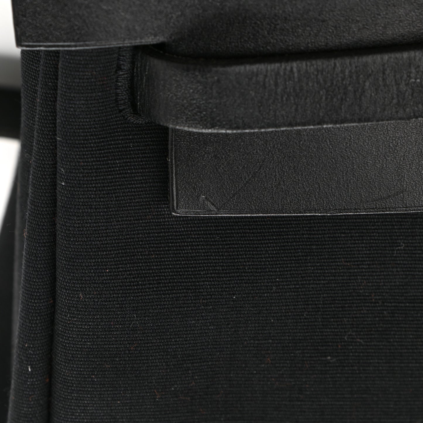 Toile Vache Calfskin Herbag 30 PM Backpack Black