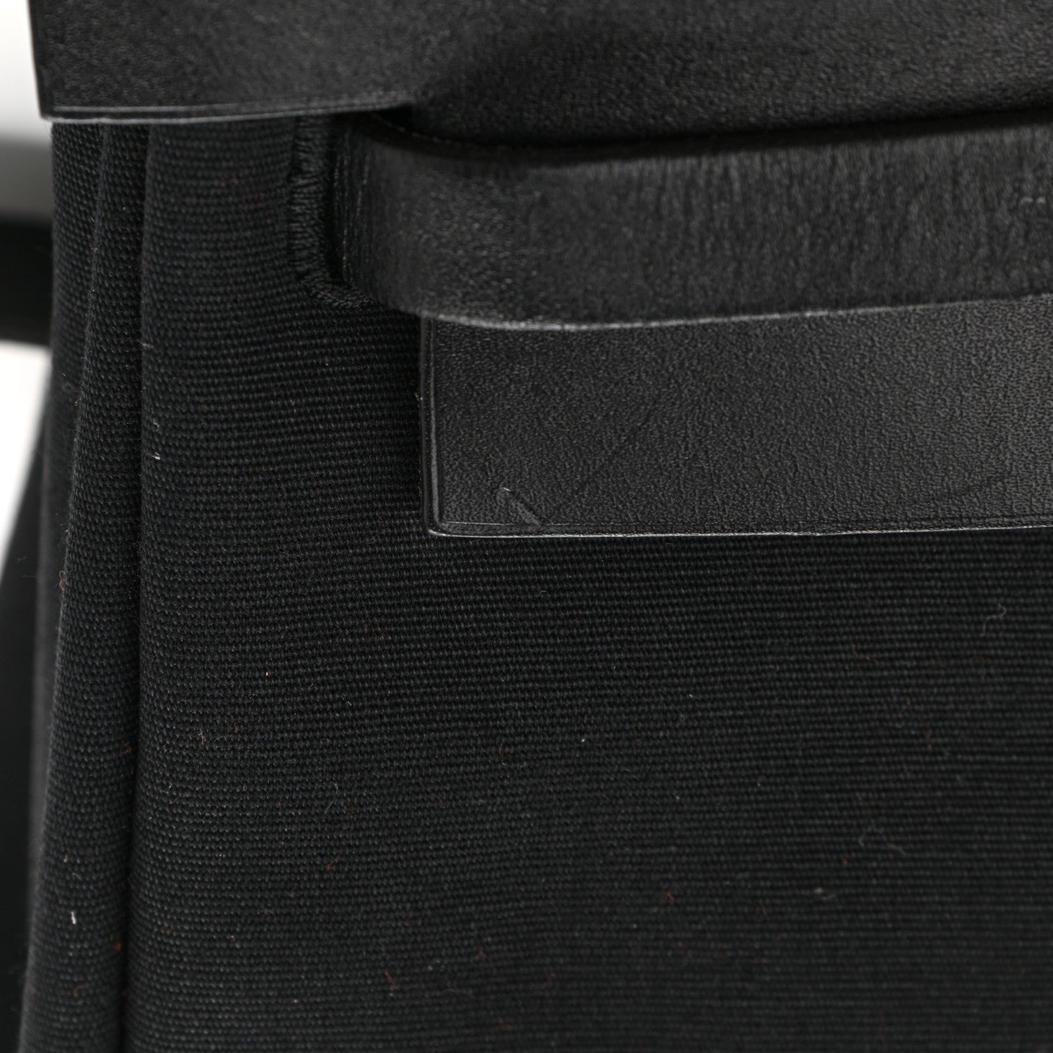 Hermes Toile Vache Calfskin Herbag 30 PM Backpack Black 10 of 10