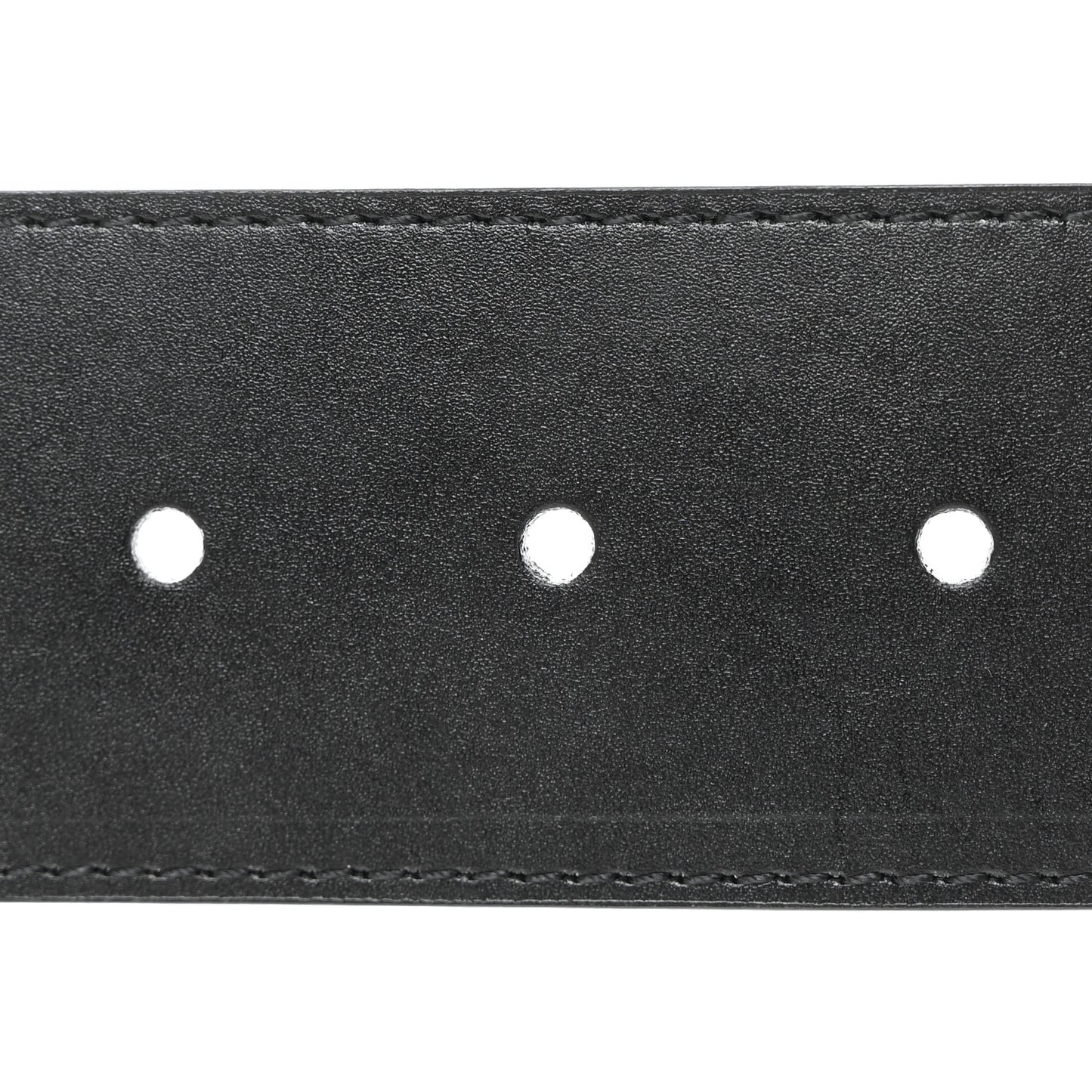 Calfskin 45mm LV Capucine Initiales Belt 80 32 Black