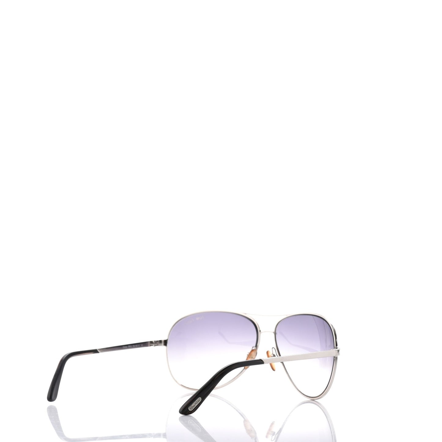 Metal Charles Aviator Sunglasses TF35 Silver
