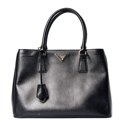 Prada Saffiano Lux Medium Tote Black 1 of 4