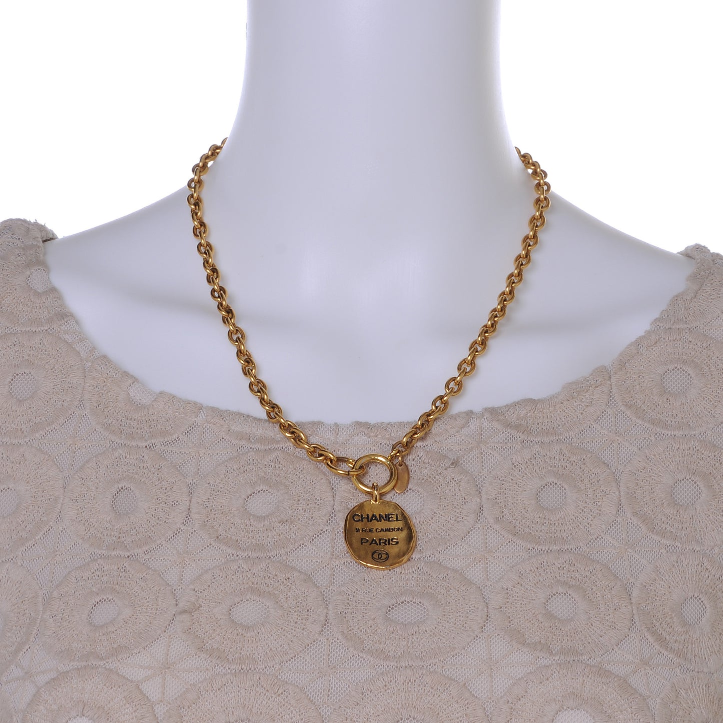 31 Rue Cambon Paris CC Necklace Gold