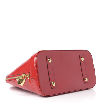 Louis Vuitton Vernis Alma PM Cherry 4 of 10