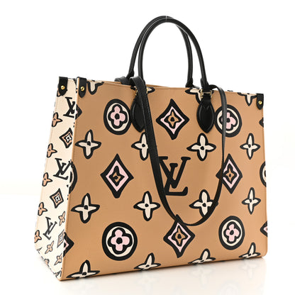 Louis Vuitton Monogram Giant Wild At Heart Onthego GM Arizona 3 of 9