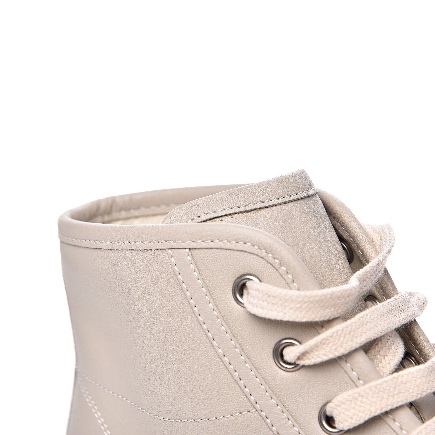 Gucci Calfskin Womens High Top Sneakers 39 Mystic White 8 of 9
