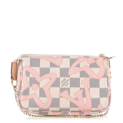 Louis Vuitton Damier Azur Tahitienne Mini Pochette Accessories 1 of 8
