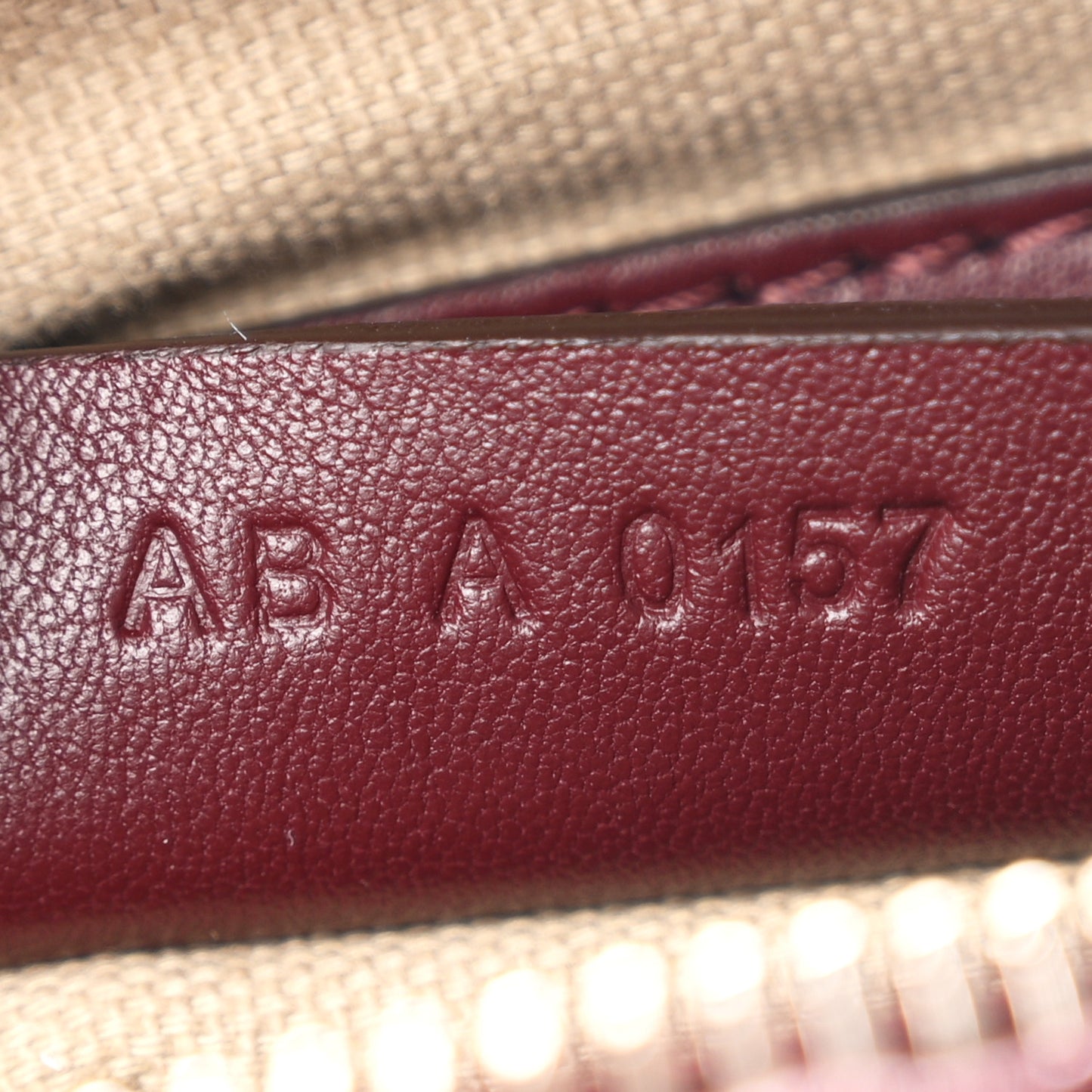 Tumbled Sheepskin Medium Pandora Oxblood