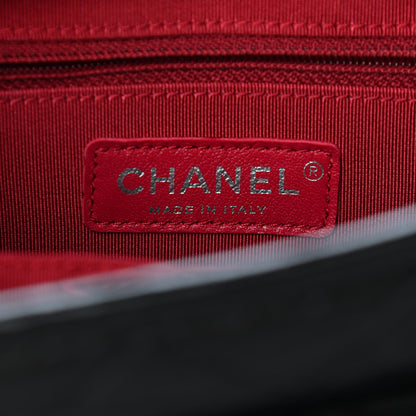 Chanel Aged Calfskin Quilted Medium Gabrielle Hobo Black 6 of 9