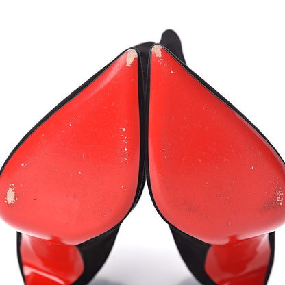 Christian Louboutin Veau Velours Ishtar 100 Booties 38.5 Black 8 of 11