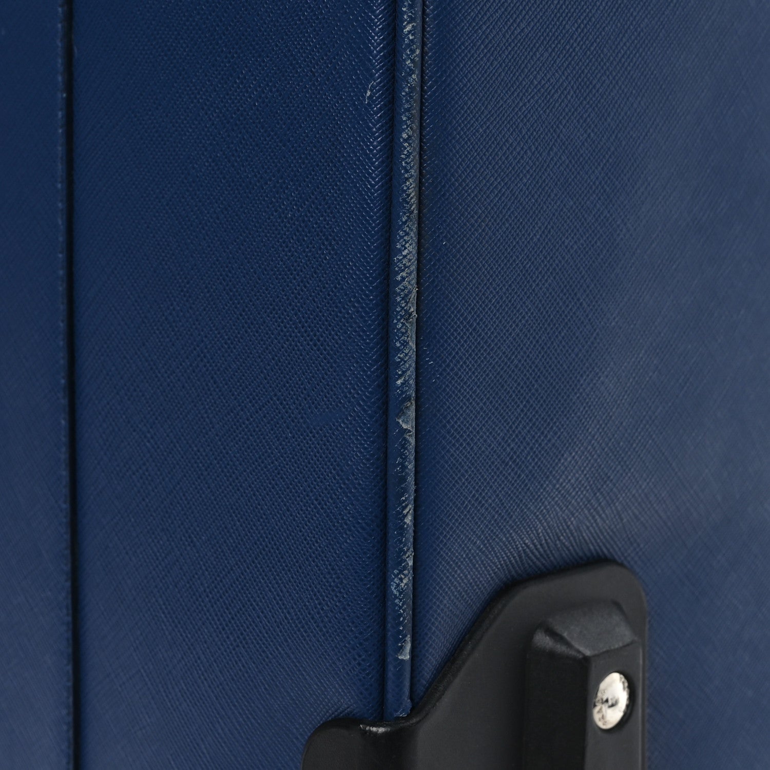 Prada Saffiano Travel Trolley Luggage Bluette 8 of 12