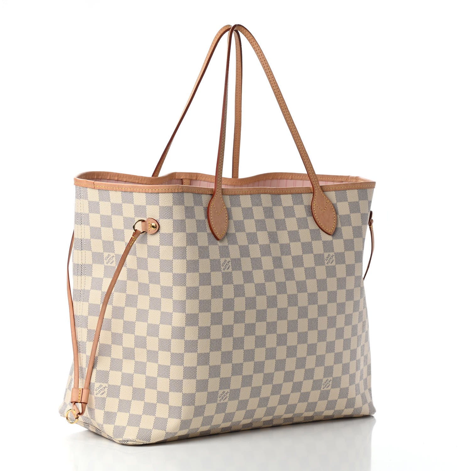 Louis Vuitton Damier Azur Neo Neverfull GM Rose Ballerine 6 of 21