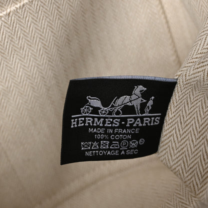 Hermes Canvas Large Bride-A-Brac Pouch Natural 6 of 9