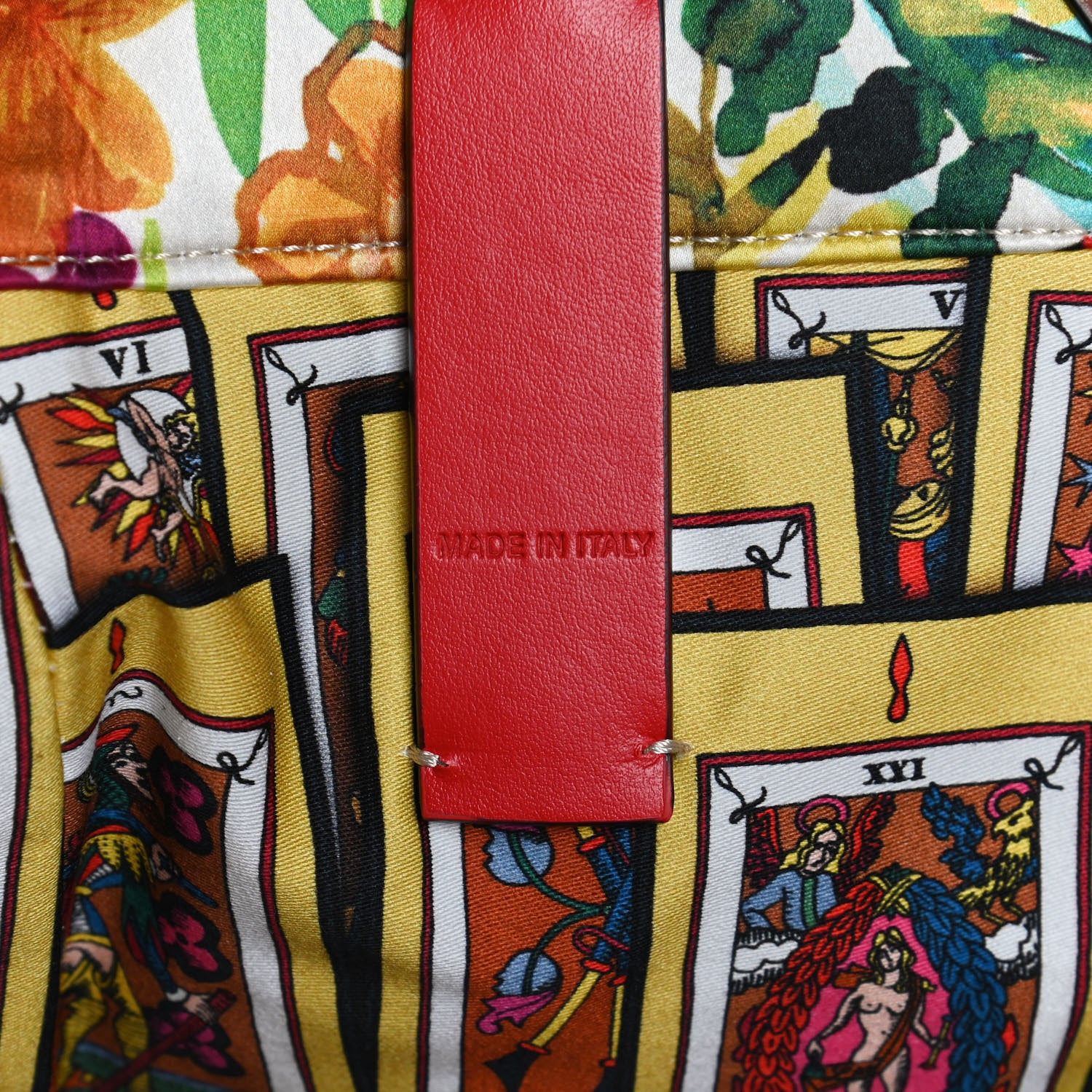 Christian Louboutin Canvas Embroidered Calfskin Caracaba Tote Multicolor 6 of 12