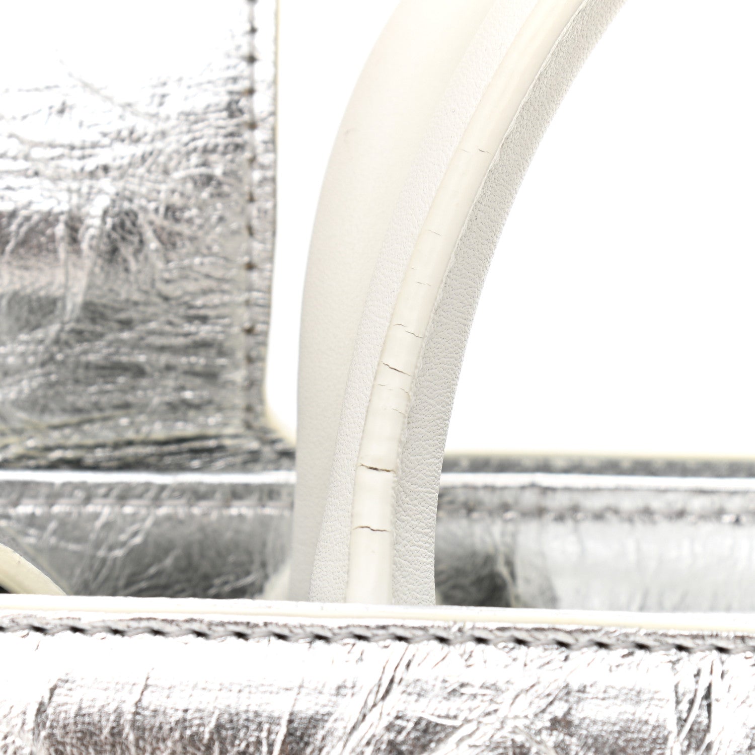 Christian Dior Metallic Calfskin Medium Diorever Flap Silver 13 of 15