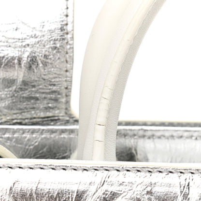 Christian Dior Metallic Calfskin Medium Diorever Flap Silver 13 of 15