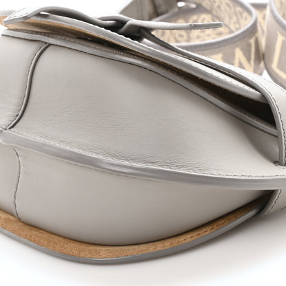 Loewe Calfskin Jacquard Mini Gate Dual Bag Ash Grey 9 of 9