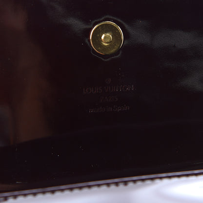 Louis Vuitton Patent Sobe Clutch Amarante 6 of 9